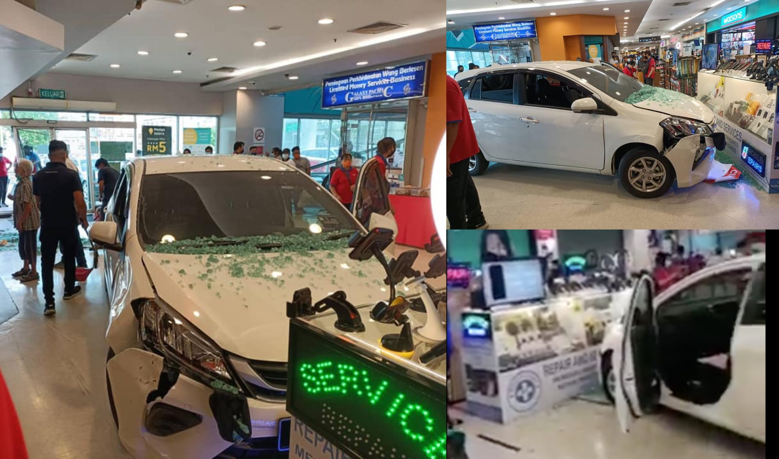 [VIDEO] Myvi Masuk ‘Parking’ Dalam Pasar Raya