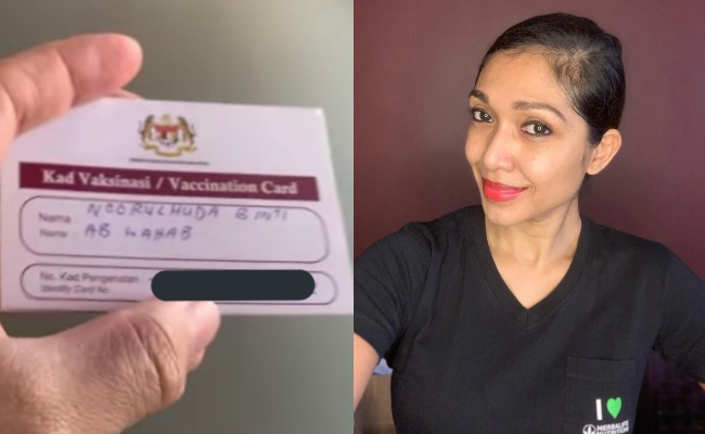 Nourul Depp Pesan Simpan Kad Vaksinasi, Sangat Berguna Di Luar Negara – ‘Patut Lepas Vaksin Nurse Suruh Laminate’
