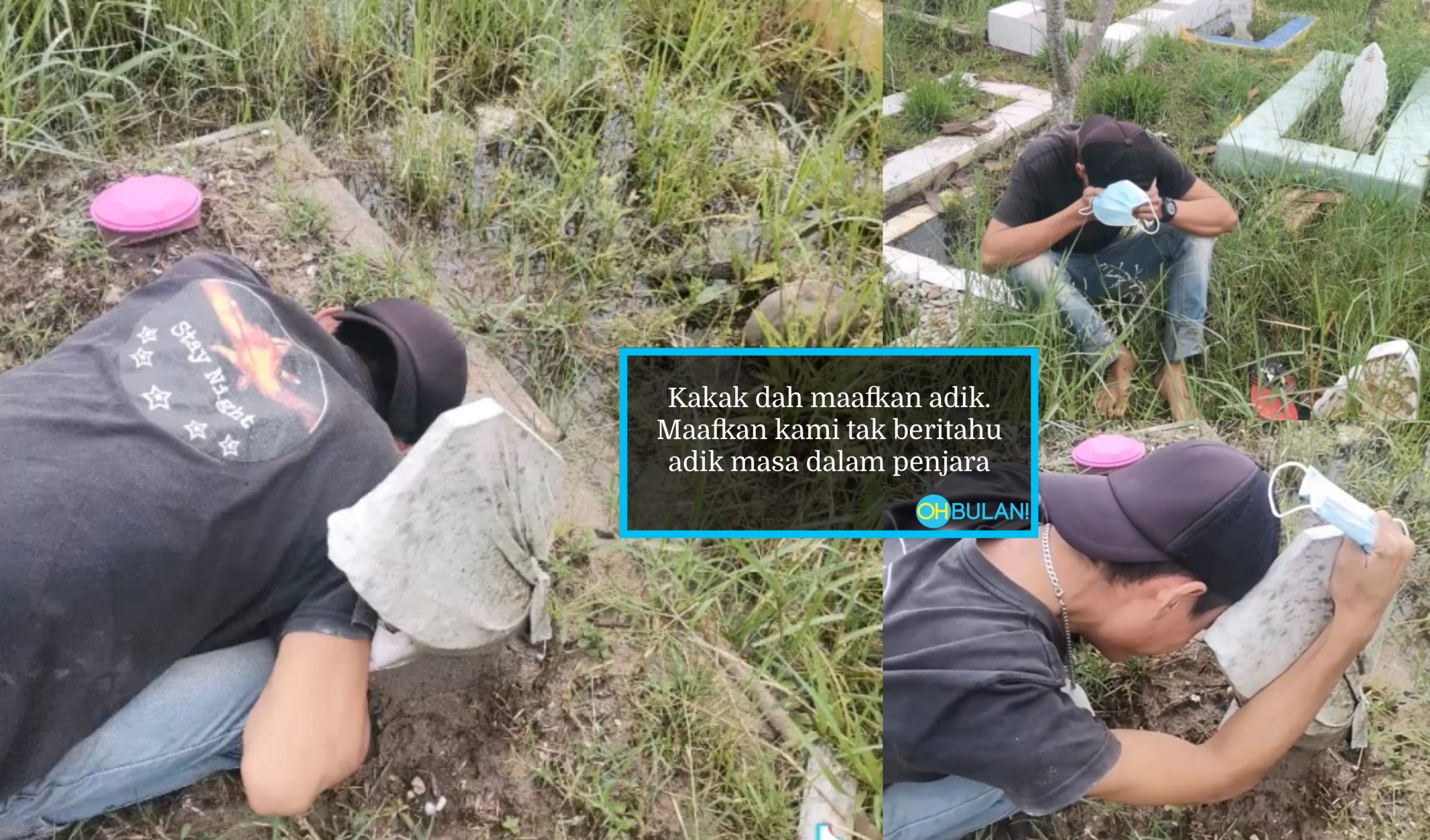 [VIDEO] Baru Je Keluar Penjara, Lelaki Terduduk & Menangis Di Kubur Bila Tahu Ibu, Kakak Dah Meninggal Dunia