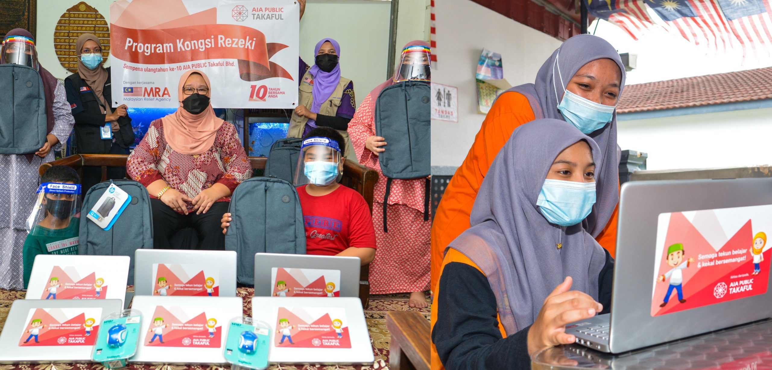 AIA PUBLIC Takaful Rai Sedekad Melindungi Rakyat Malaysia Dengan Program Kongsi Rezeki & Kempen #10TahunBersamaAnda!