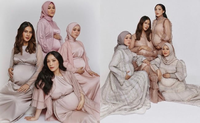 Kongsi Foto ‘Photoshoot’ The Bumil’s, Netizen Lebih Fokus Dengan Perut Lesti Kejora – ‘Hamilnya Berapa Bulan?’