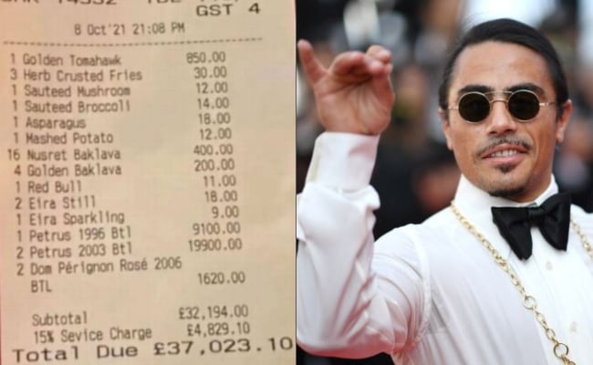 Pelanggan Terkejut Harga Makanan Di Restoran Salt Bae ‘Cekik Darah’, Terpaksa Bayar Sebanyak RM210,899