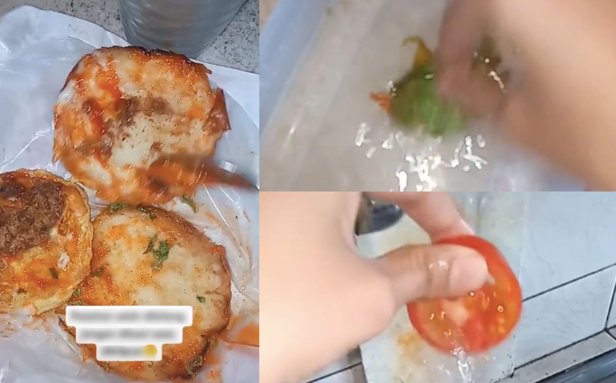 [VIDEO] Dah Cakap Tak Nak Sos Tapi Peniaga Letak Juga, Pelanggan Ini Basuh Burger Sebelum Makan!