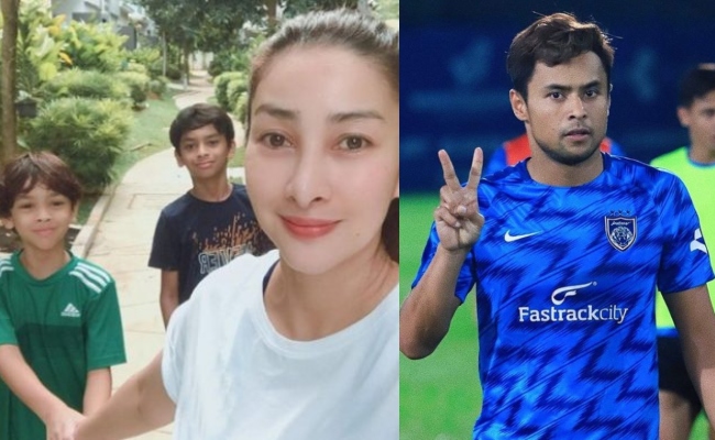 Cetak Atas Jersey Masa Bercinta, Rita Rudaini Dedah ‘Airit’ Nama Special Dengan Aidil Zafuan – ‘Hebat Tak Hebat Cinta Mommy & Daddy’