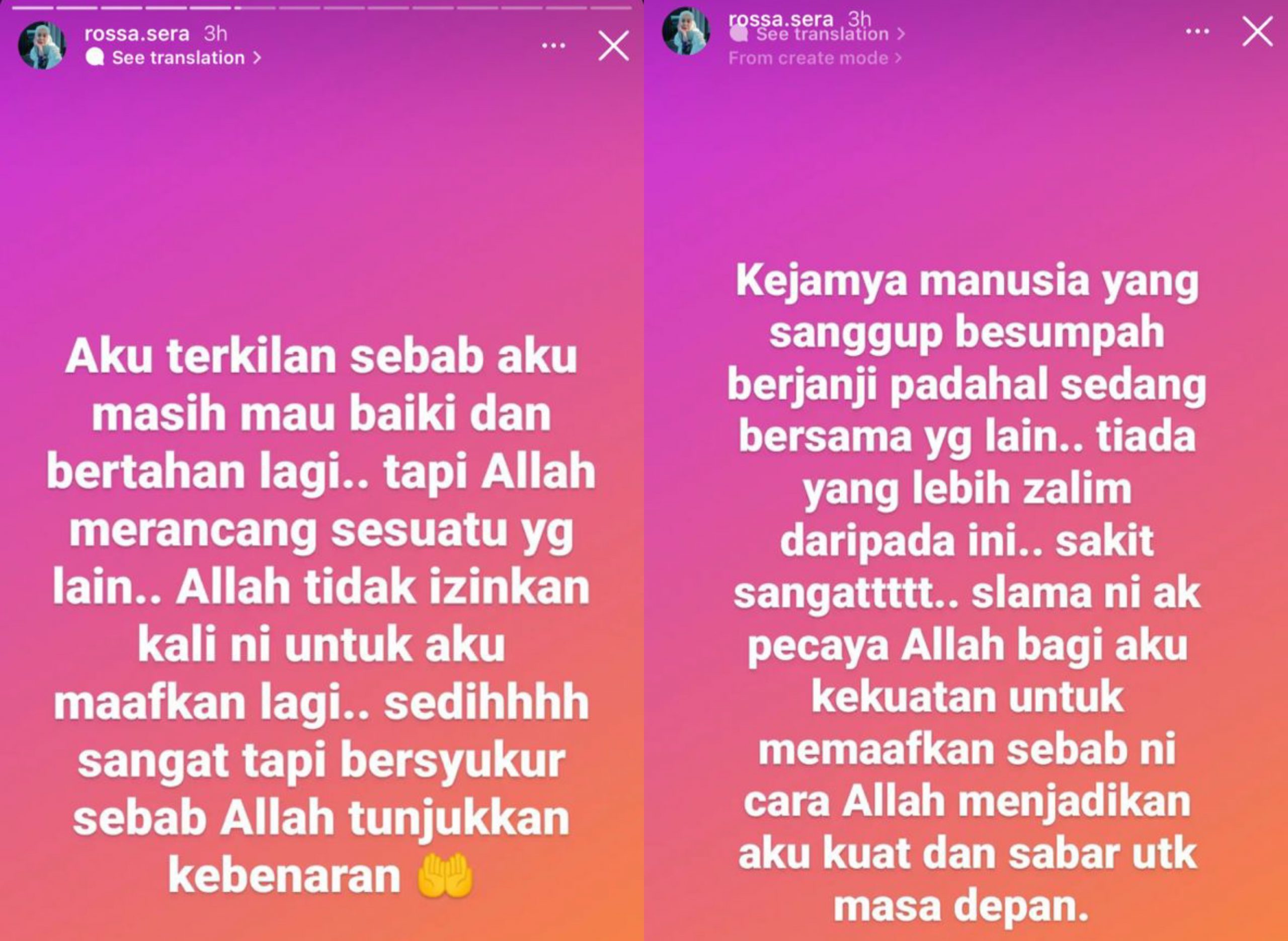 Isteri Shuk Sahar Akui Sudah Putus Asa Aku Terkilan Sebab Aku Masih Mahu Baiki Bertahan Lagi