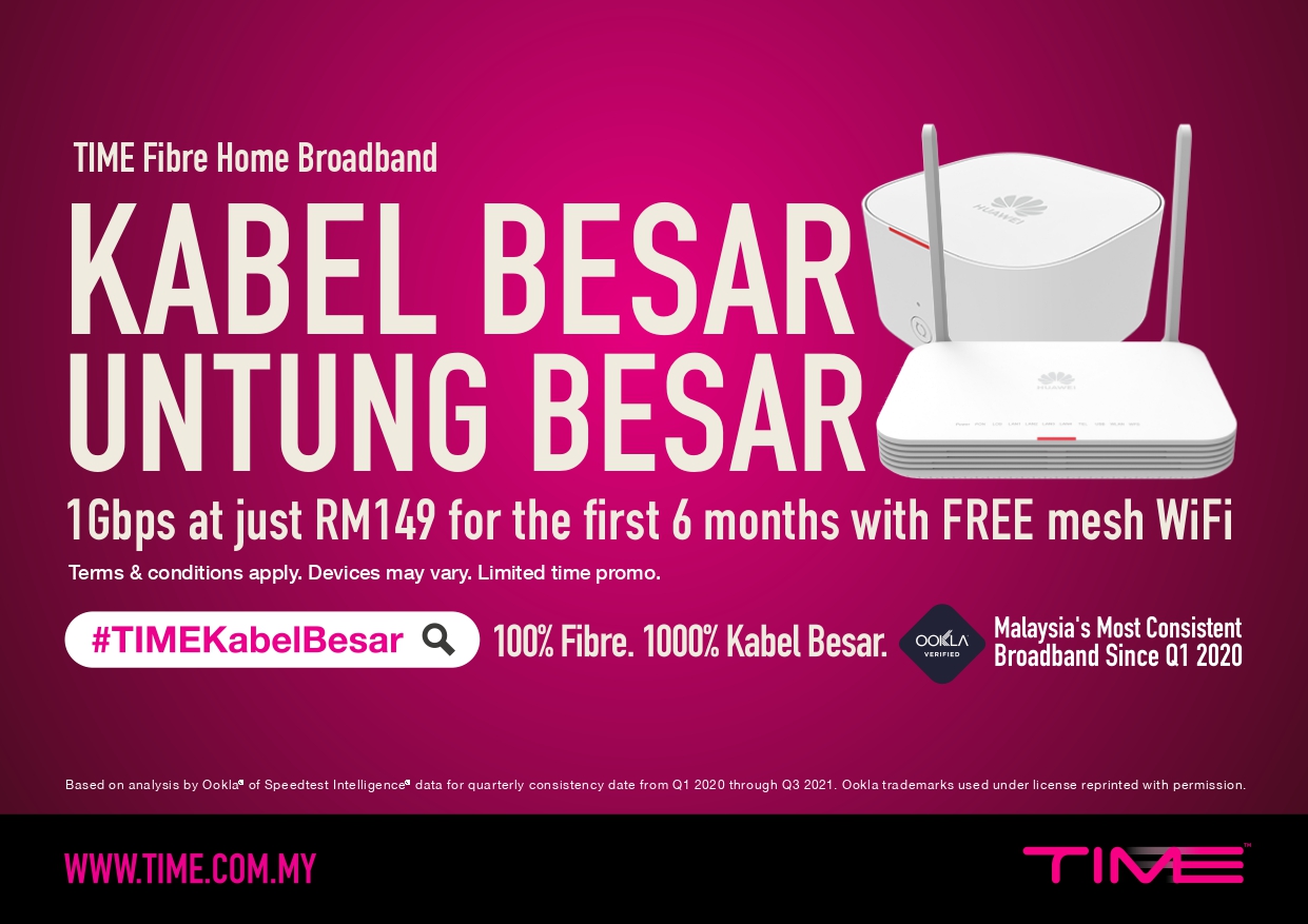 Nak Hidup lebih Senang, Pantas Dan Stabil Dengan ‘Connection’? Kenalah Pakai Kabel Besar!