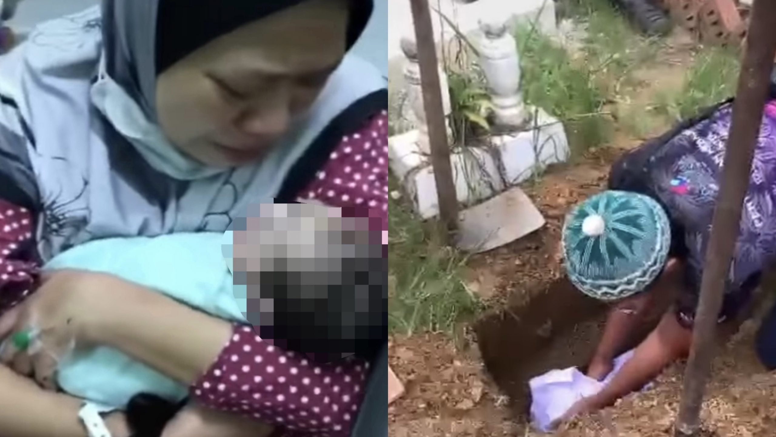 ‘Allah Mudahkan Perjalanan Adik’ – Wanita Redha Anak ‘Pergi’ Selepas Sejam Dilahirkan