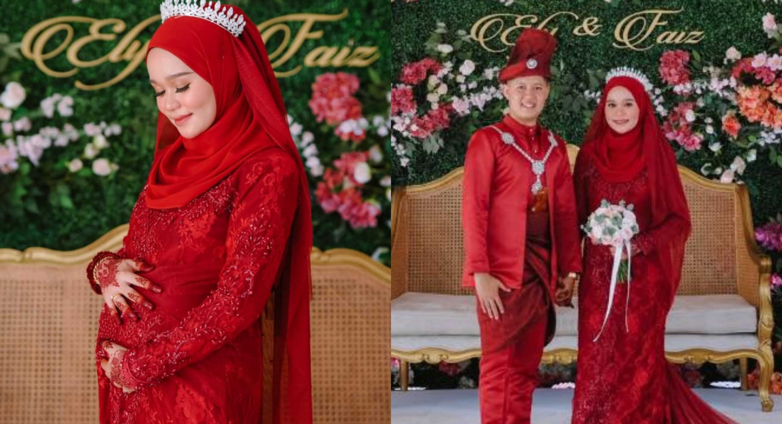 4 Kali Tangguh Majlis Kahwin, Pengantin Dipuji Berseri Bawa ‘Perut’ 8 Bulan Naik Pelamin