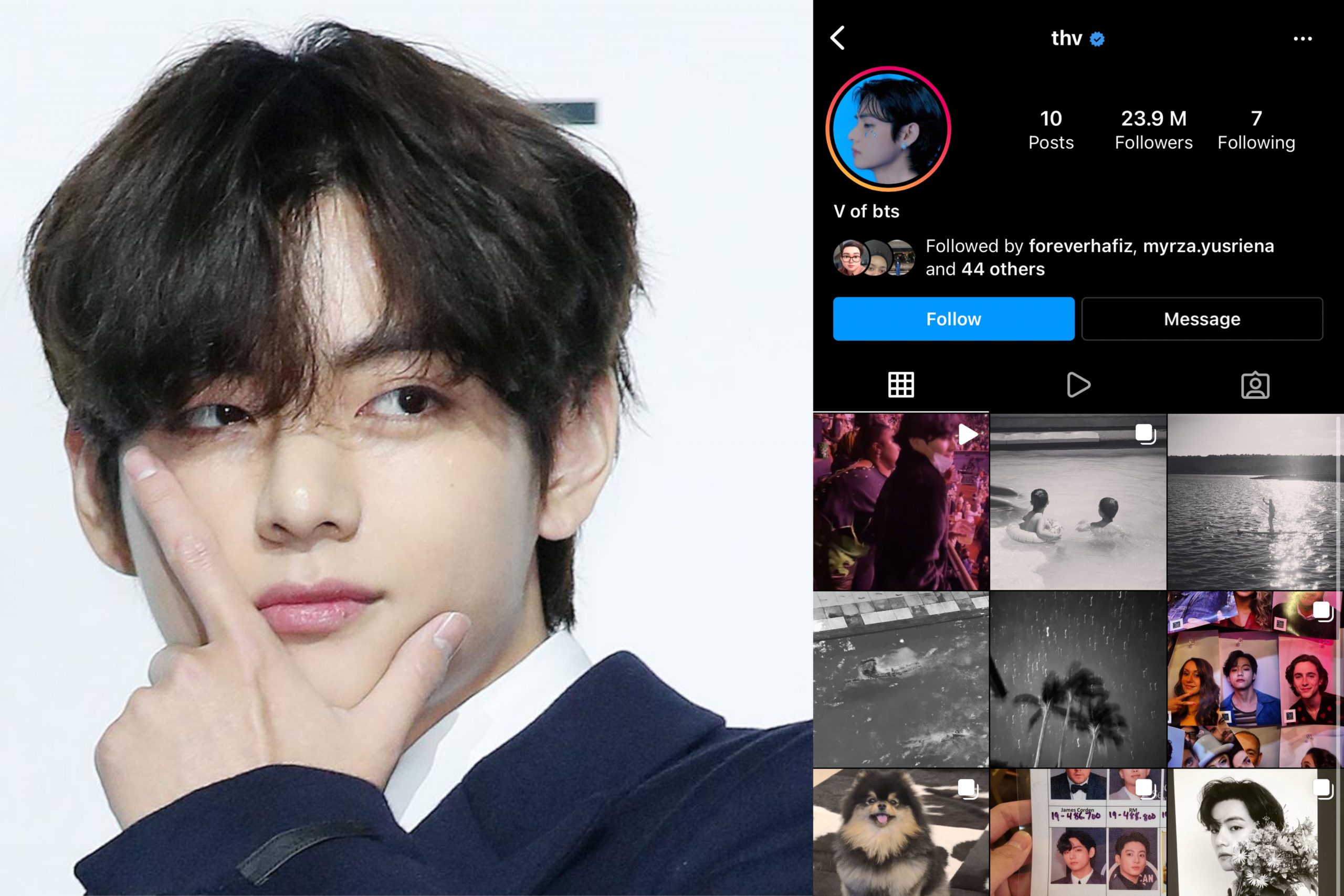 Baru 4 Hari Cipta Akaun, V BTS Pecah Rekod ‘Engagement’ Paling Tinggi Dalam Sejarah Instagram