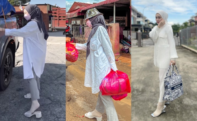 Turun Padang Bantu Mangsa Banjir, Kasut ‘Girl’ Adira Suhaimi Curi Perhatian Netizen – ‘Penampilan Harus Jaga Ya’