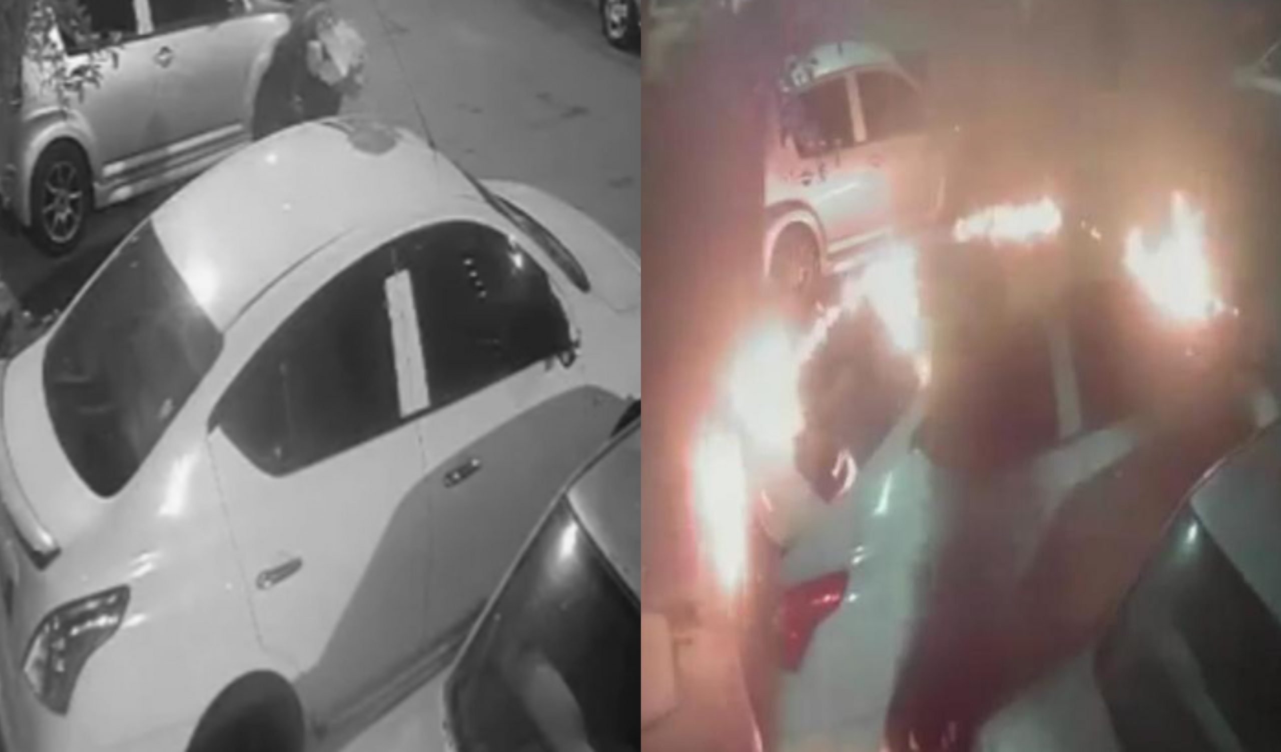 Viral Video Gelandangan Bakar Kereta Wanita Selepas Cinta Ditolak Sejak Setahun Lalu
