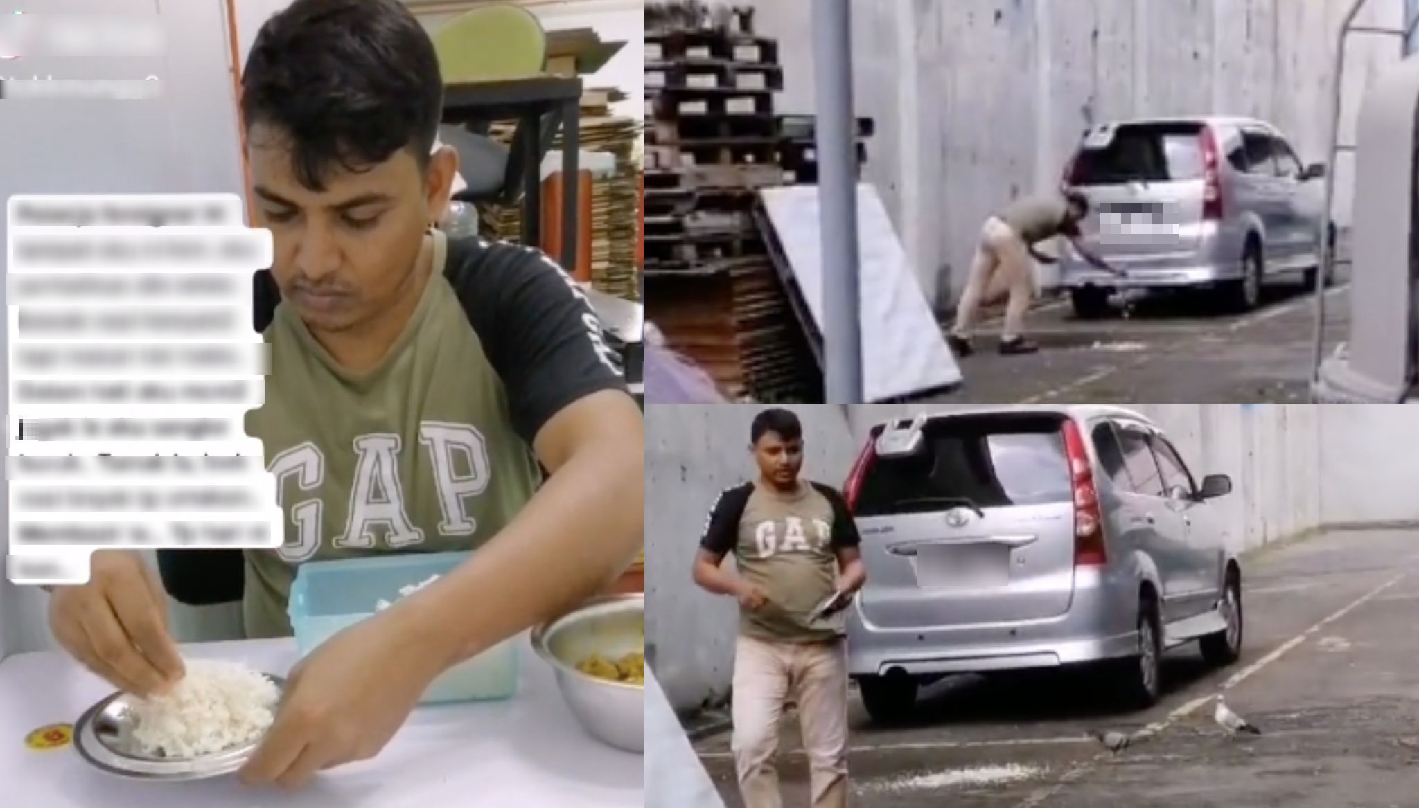 [VIDEO] Selalu Bawa Bekal Nasi Extra Tapi Makan Tak Habis, Rupa-Rupanya Warga Asing Ini..