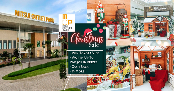 Sale Akhir Tahun Di Mitsui Outlet Park KLIA Sepang Lebih Gempak, Ada Peluang Menang Toyota Vios!