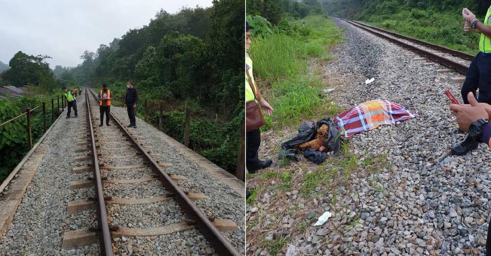 Diseret Kira-Kira 30 Meter Dari Lokasi ‘Tidur’, Lelaki Maut Digilis Kereta Api – ‘Separuh Badan Mangsa Hancur Digilis’