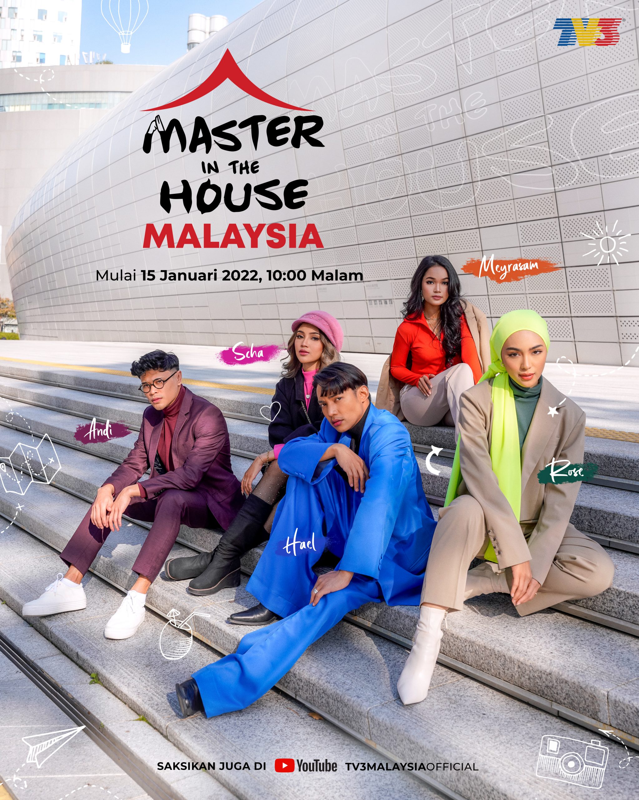5 Selebriti Popular Malaysia Berguru Dengan 'Master', Selesaikan Cabaran Dalam Master In The House Malaysia 8