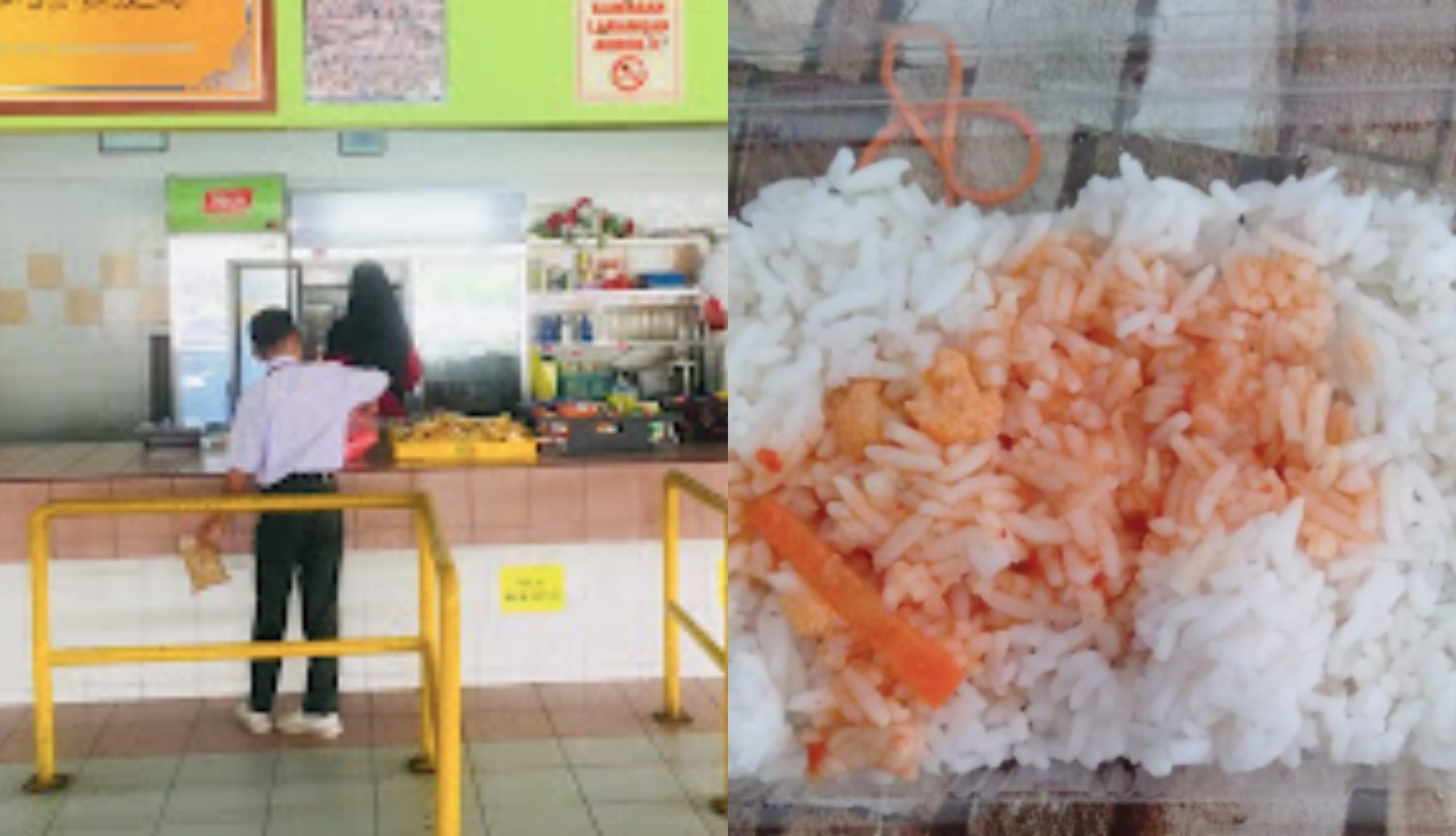 Kantin Hidang Makanan RMT Nasi Putih Dengan Kuah ‘Cair’ Sahaja?