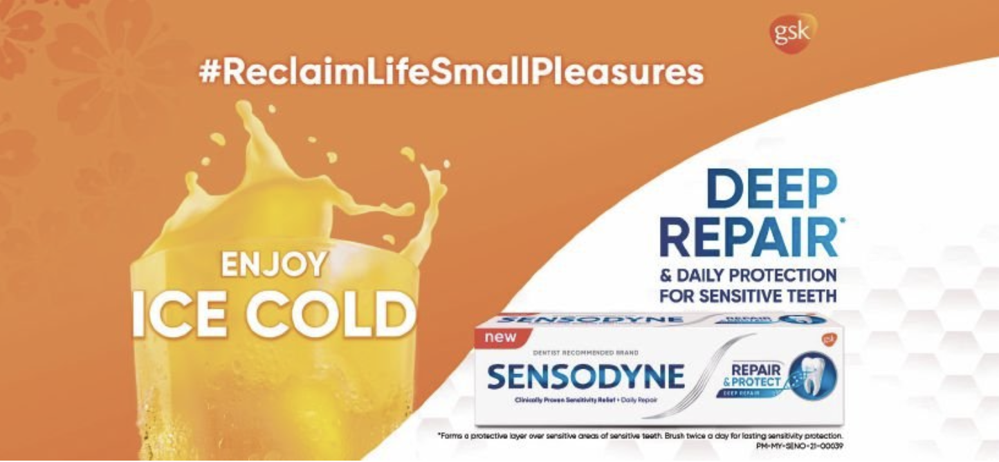 Sensodyne Repair & Protect Deep Repair – Bantu Masalah Gigi Sensitif