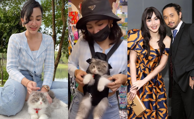 Nadiyah Shahab Lawan Perasaan Takut Dengan Kucing, ‘Jealous’ Tengok Ben & Fluffy Rapat