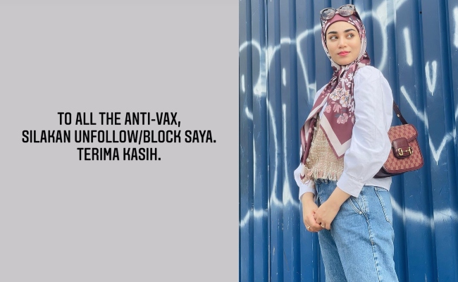 ‘Tak Nak Vaksin Terpulang Tapi Jangan Berlagak Tuhan’ – Uyaina Arshad