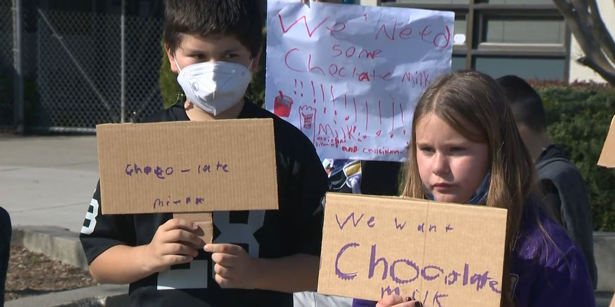Pelajar 9 Tahun Buat Protes Beramai-Ramai Selepas Kantin Sekolah Berhenti Sediakan Susu Coklat – 'Kembalikan Susu Coklat Kami!' 5