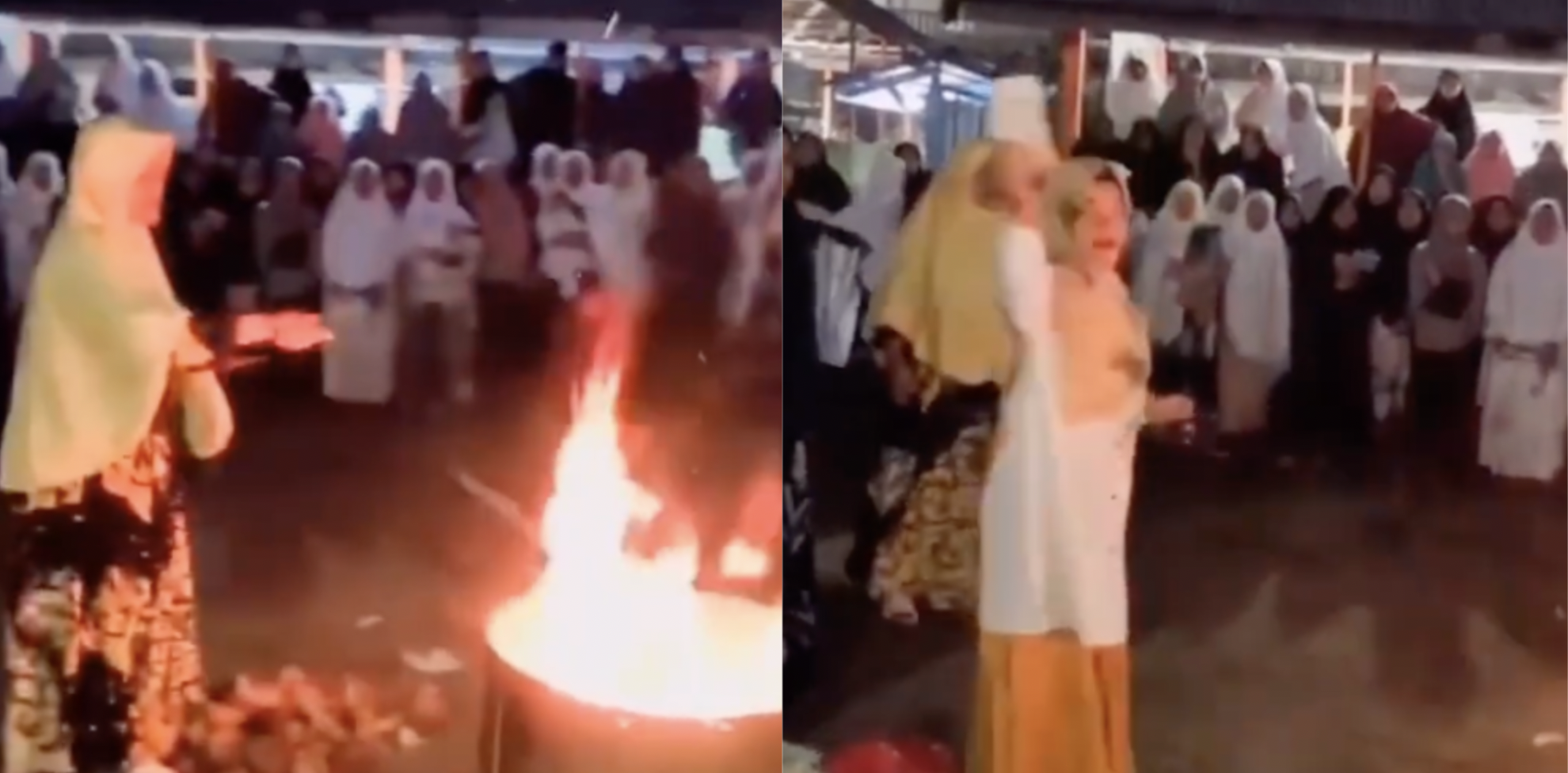 [VIDEO] Tak Ikut Peraturan Sekolah Agama, Cikgu Bakar Telefon Bimbit Pelajar
