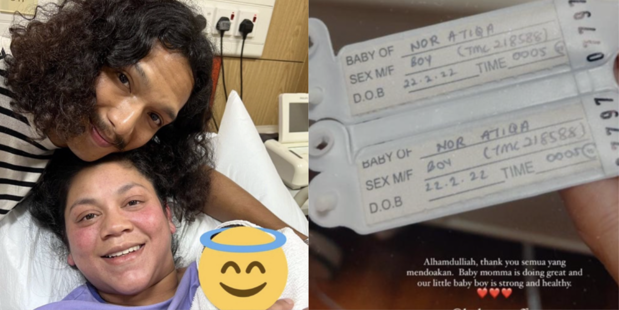 Tarikh Cun! Kaka Azraff Selamat Bersalin Anak Lelaki