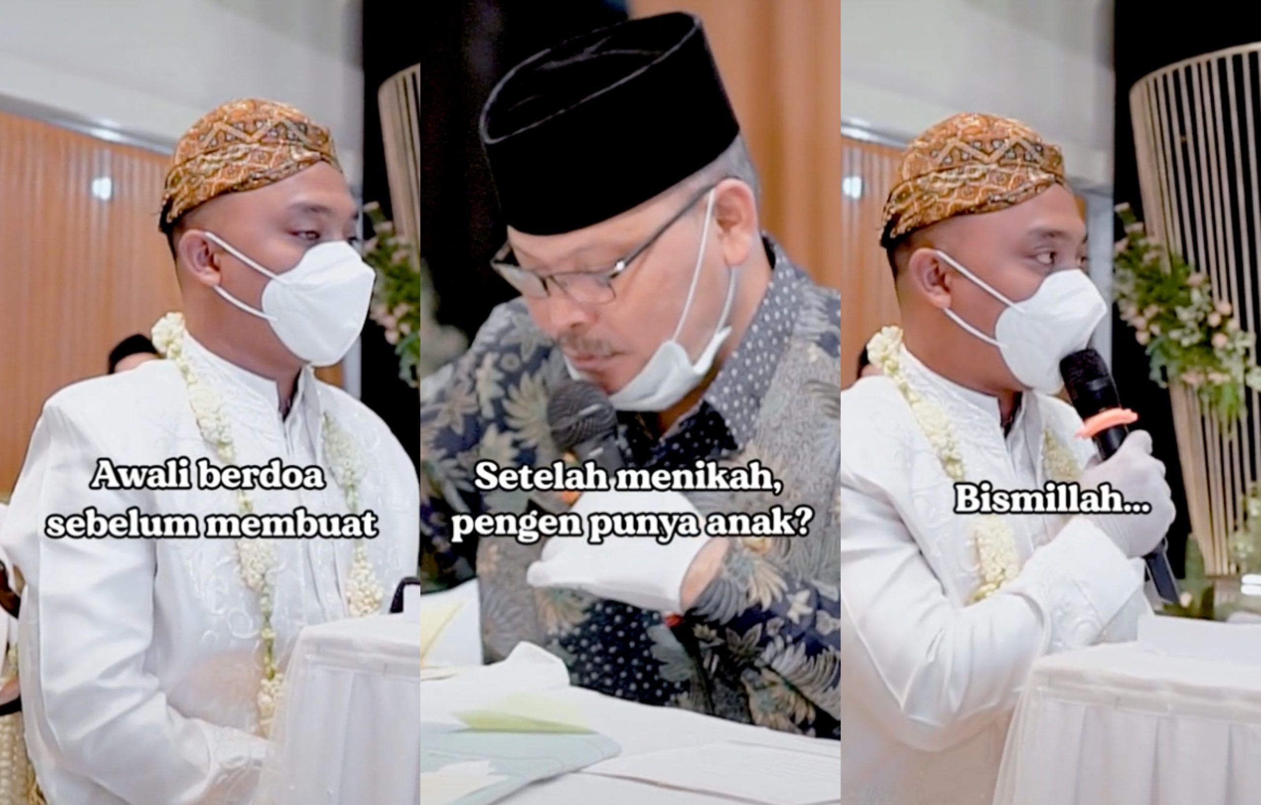 Pengantin ‘Cuak’ Tok Kadi Minta Baca Doa Malam Pertama Tapi Tak Hafal