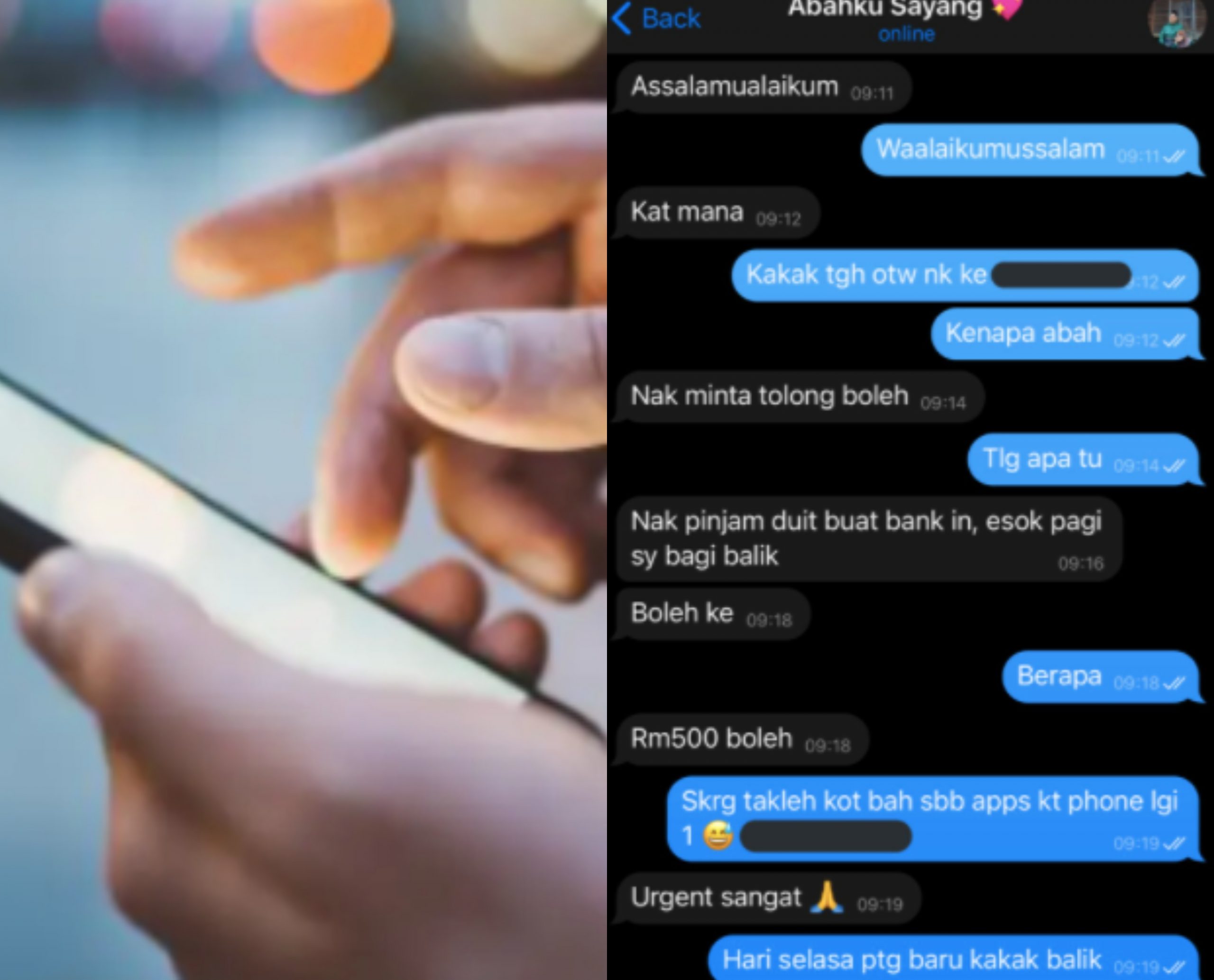 Menyamar Nak Pinjam RM500 Dekat ‘Anak’ Tapi Taktik Tak ‘Smooth’ – ‘Esok Pagi Saya Bayar Balik’