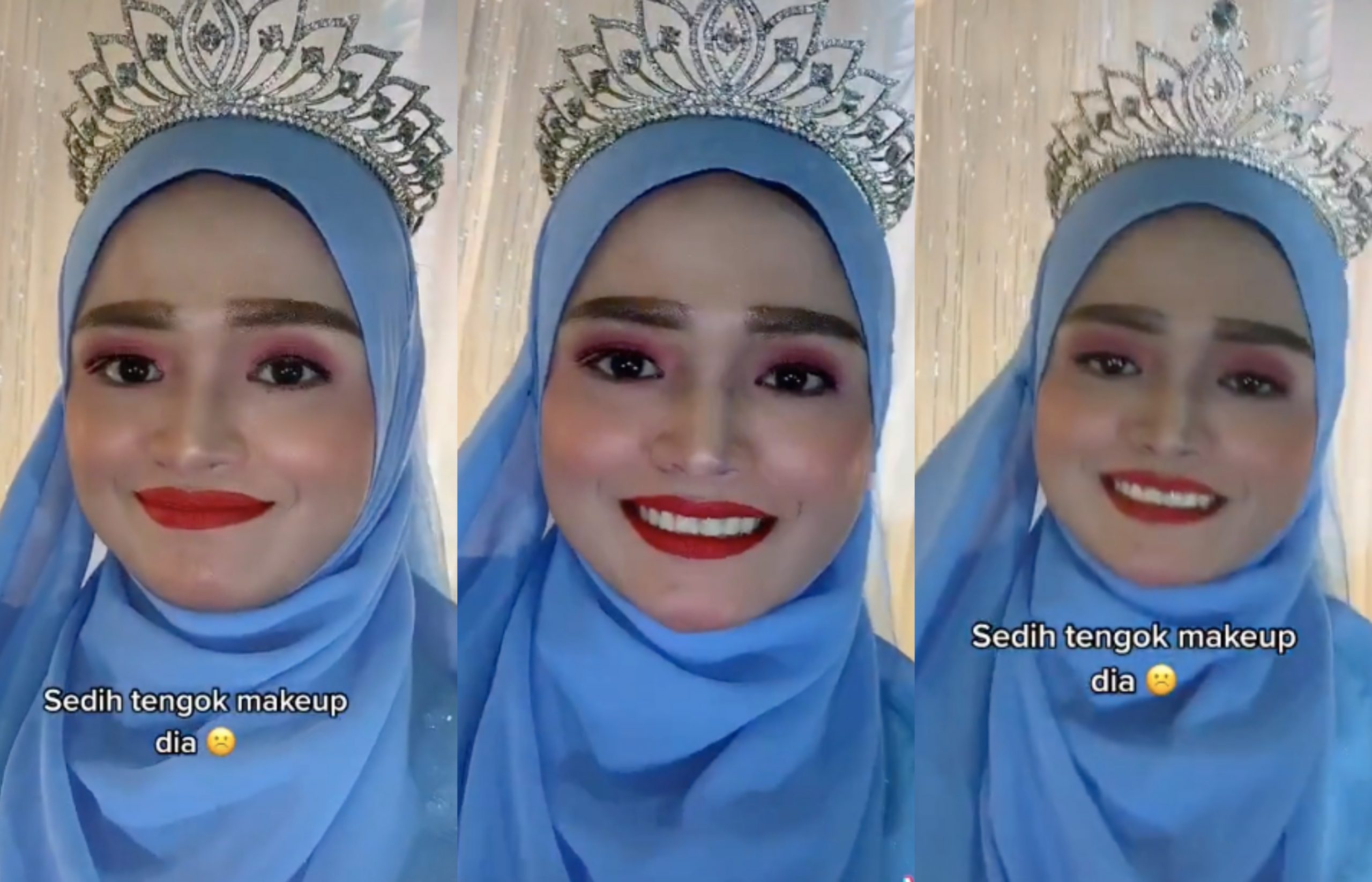 [VIDEO] Pengantin Terpaksa Akur Disolek Kening ‘Petak’, Tebal & Lurus Macam Pembaris – ‘Solekan Yang Paling Teruk’