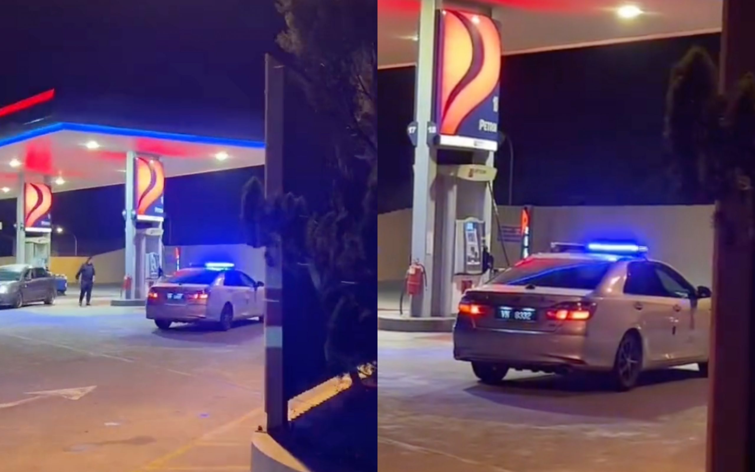 Singgah Hanya Untuk Bergambar Di Stesen Minyak Viral, Polis Terpaksa Minta Orang Ramai Bersurai