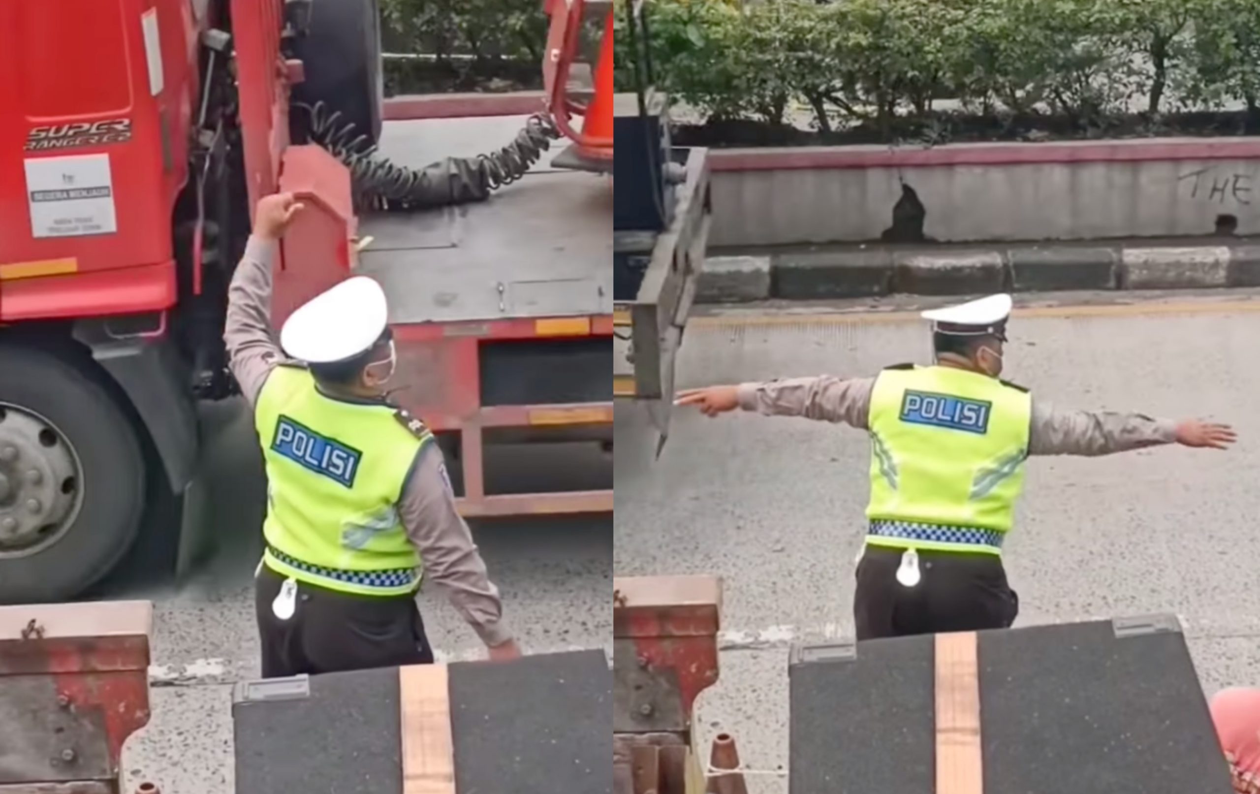 Aksi Polis Kawal Trafik Sambil Joget Dangdut Undang Tawa Pengguna Jalan Raya & Netizen