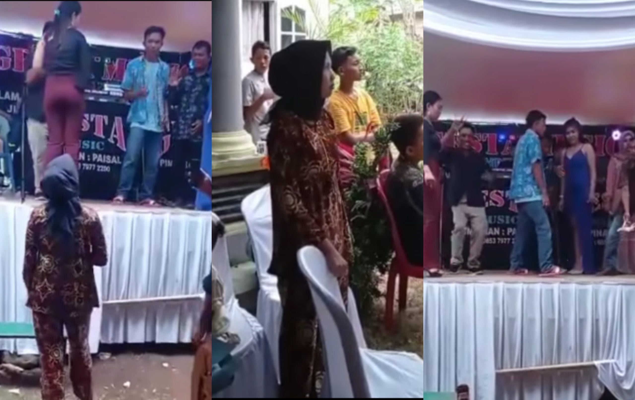 [VIDEO] Suami Berjoget Sakan Atas Pentas Dengan Perempuan Cantik, Isteri Geram Baling Kasut
