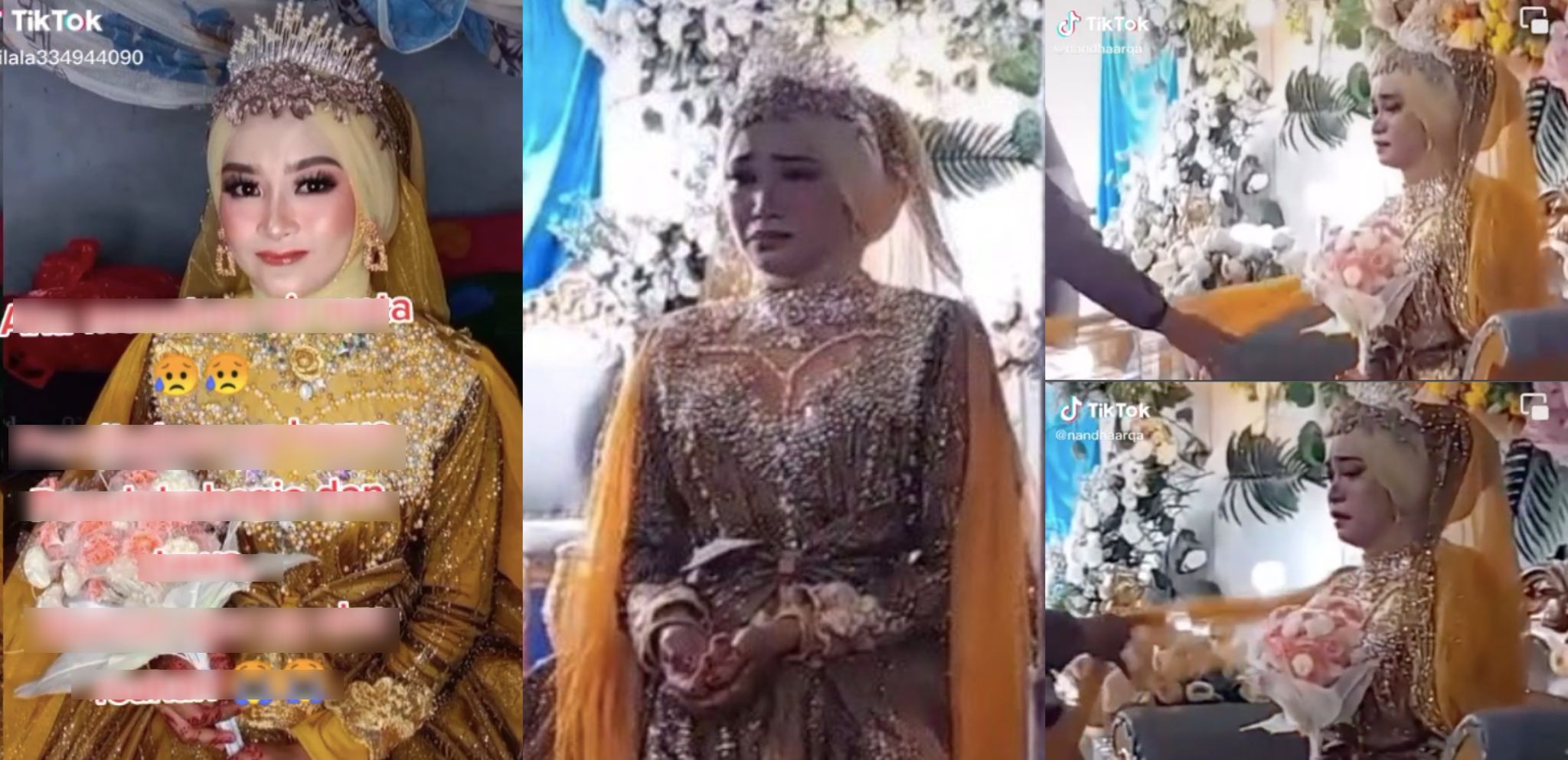 Tak Sempat Kahwin Bakal Suami ‘Larikan’ Diri, Pengantin Menangis Atas Pelamin