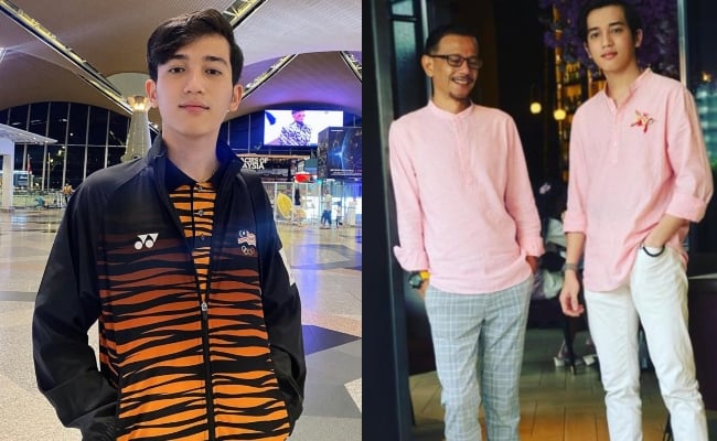 Anak Azhar Sulaiman Wakil Malaysia Main Hoki Ais, Netizen Puji Hensem Andika Rees