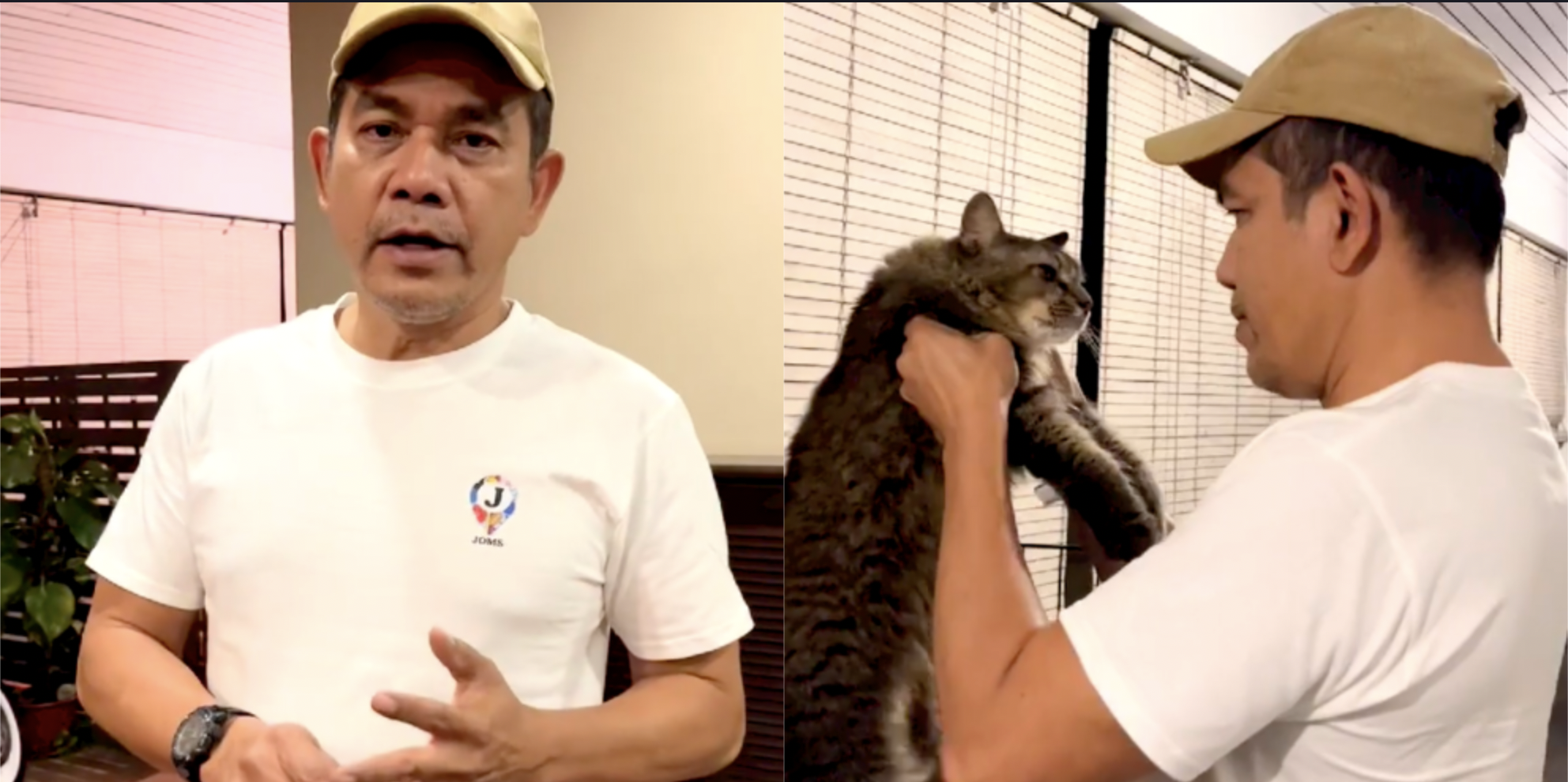 Dua Minggu Menghilang, Rosyam Nor Gembira Jumpa Kucing Kesayangan Semula