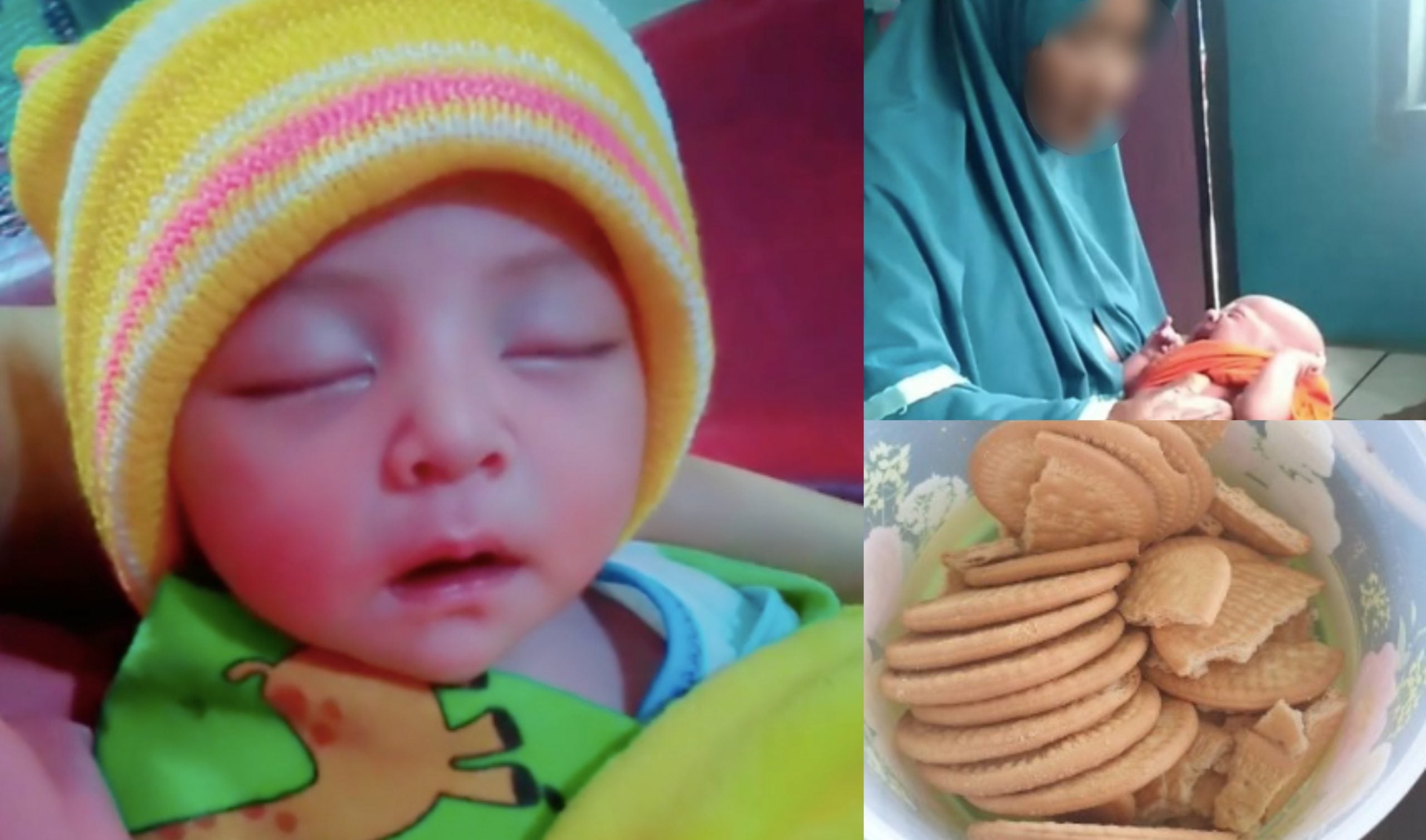 Bayi Usia 3 Hari Bengkak Dada Disuap Biskut Kering Oleh Nenek – ‘Dah Tegur Mak Mentua, Tapi Kena Marah’