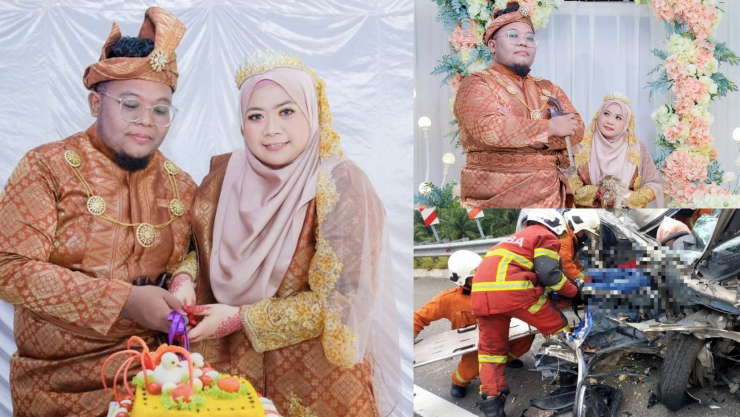 Baru 2 Bulan Nikah, Isteri Sedih Suami Maut Bertembung Lori Kontena – ‘Saya Call Awak Tapi Polis Yang Angkat’