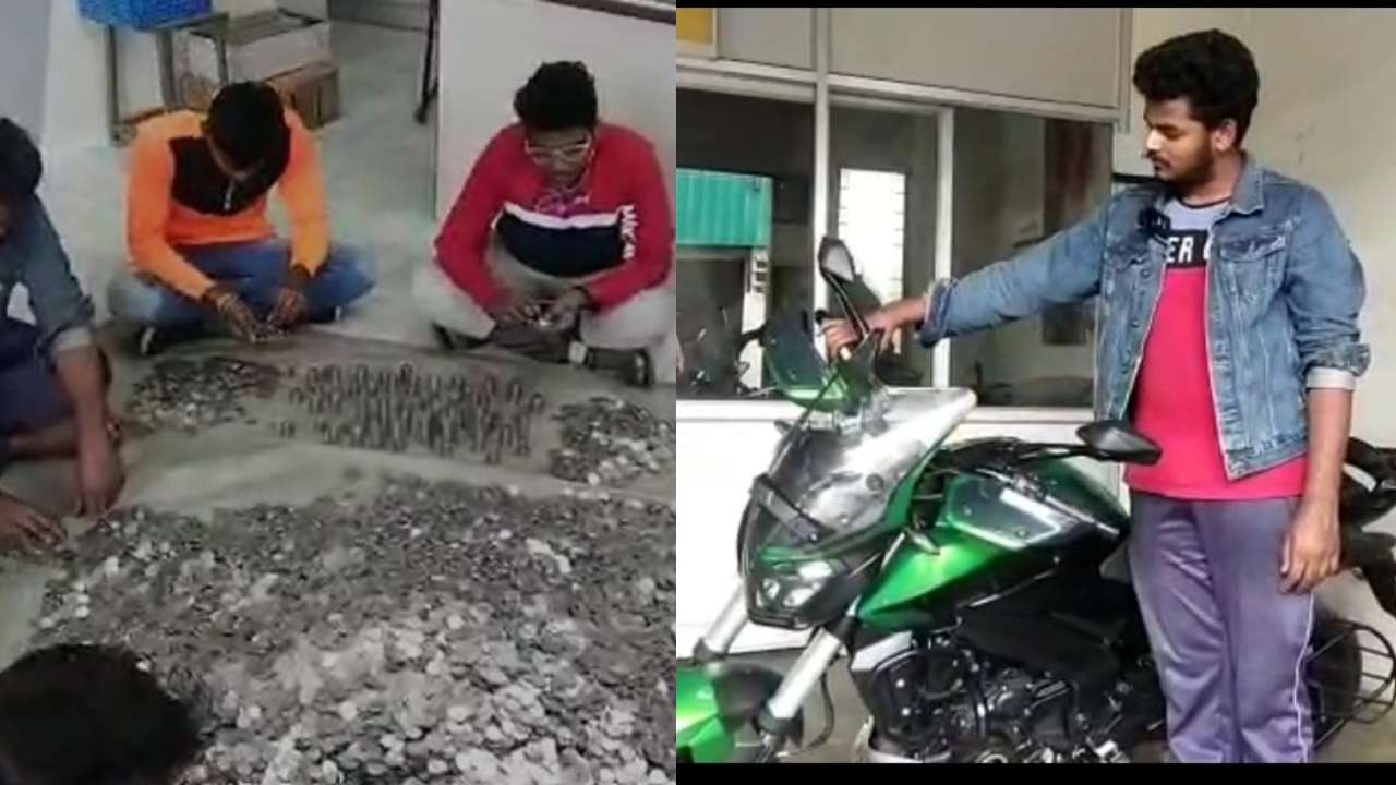 3 Tahun Simpan Duit, Pemuda Berjaya Beli Motosikal Guna Duit Syiling RM14 Ribu