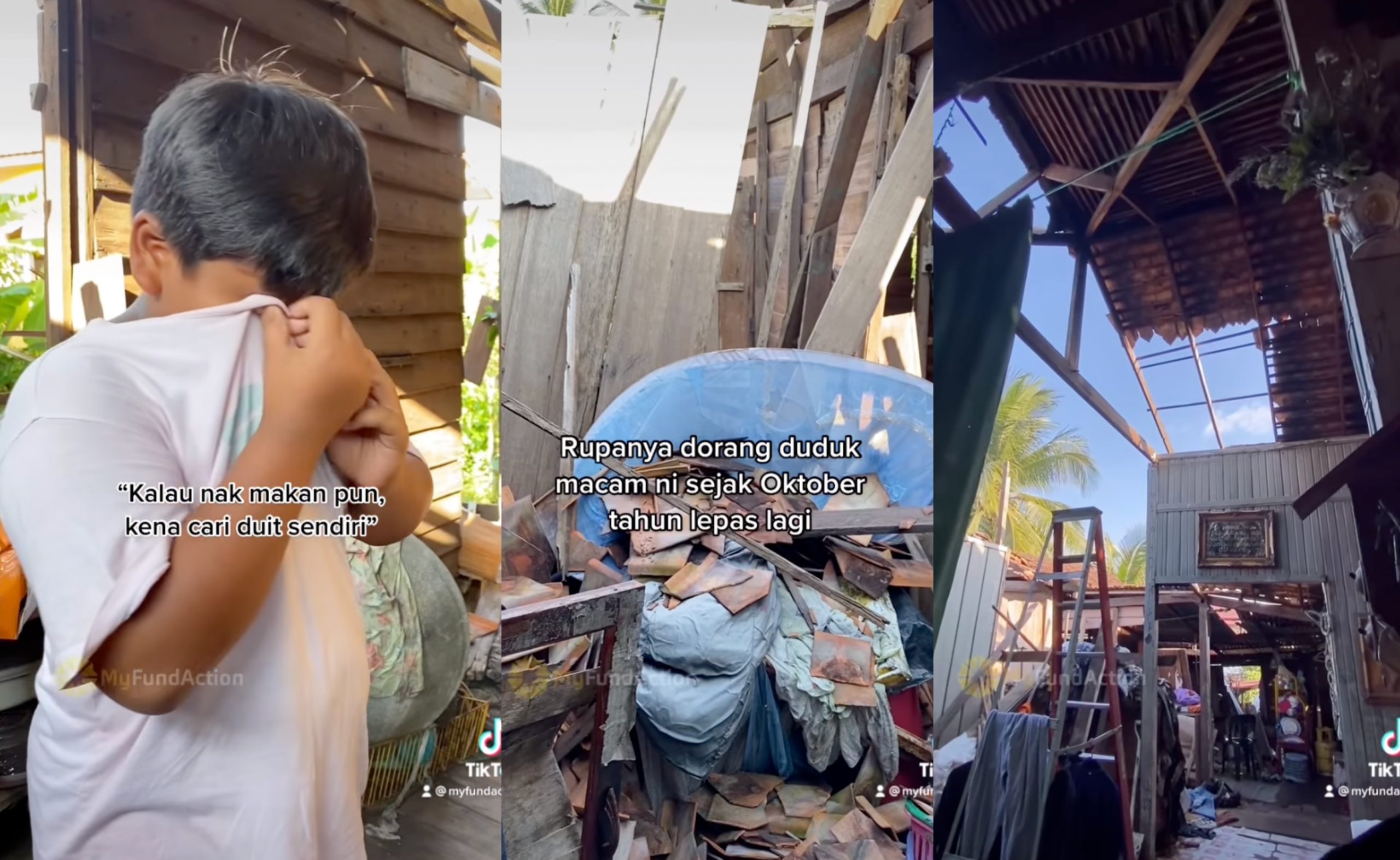 Tinggal Di Rumah Separuh Roboh, Kanak-Kanak Menangis ‘Dihina’ Hidup Susah – ‘Ada Orang Kata Kami Lapar Kedarah’