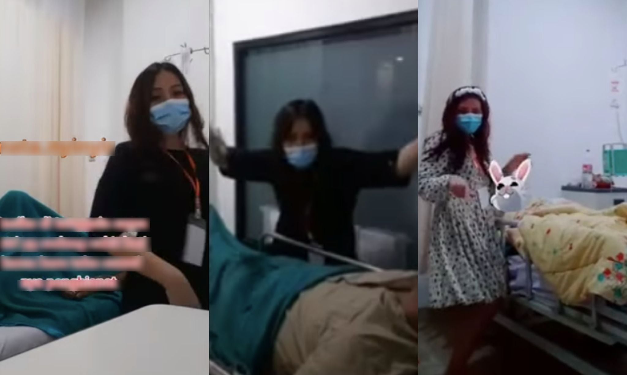 Aksi Wanita Berjoget Ketika Jaga Suami Sakit Tarik Perhatian, Rupanya Suami Dulu Selalu Curang
