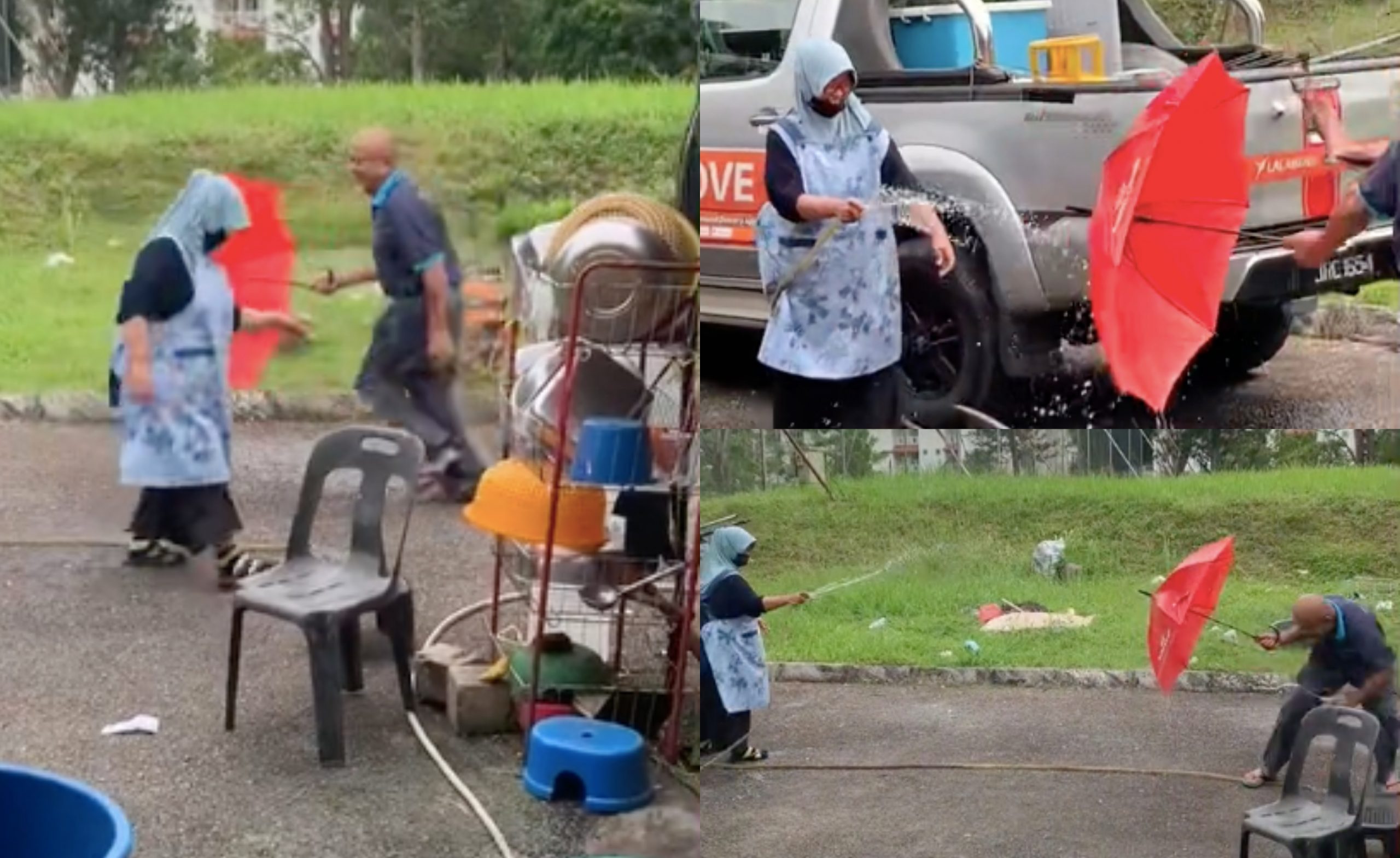 [VIDEO] Netizen Geli Hati Tengok Aksi Comel Pasangan Warga Emas Main Air – ‘Semoga Kita Dapat Pasangan Yang Hargai Kita’