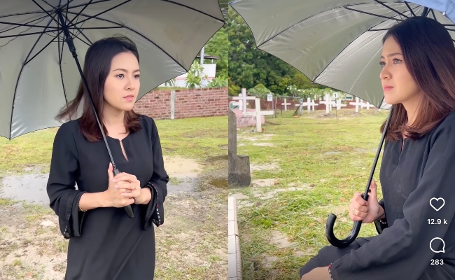 Netizen Kecam Lawat Kubur Kristian, Baby Shima Dah Rujuk Ustaz Pasal Hukum