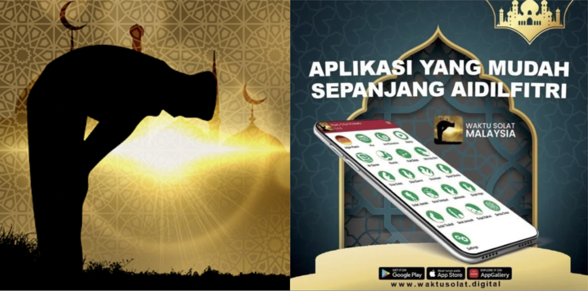 Aplikasi Waktu Solat Malaysia Permudah Proses Ibadah Umat Islam Sepanjang Aidilfitri