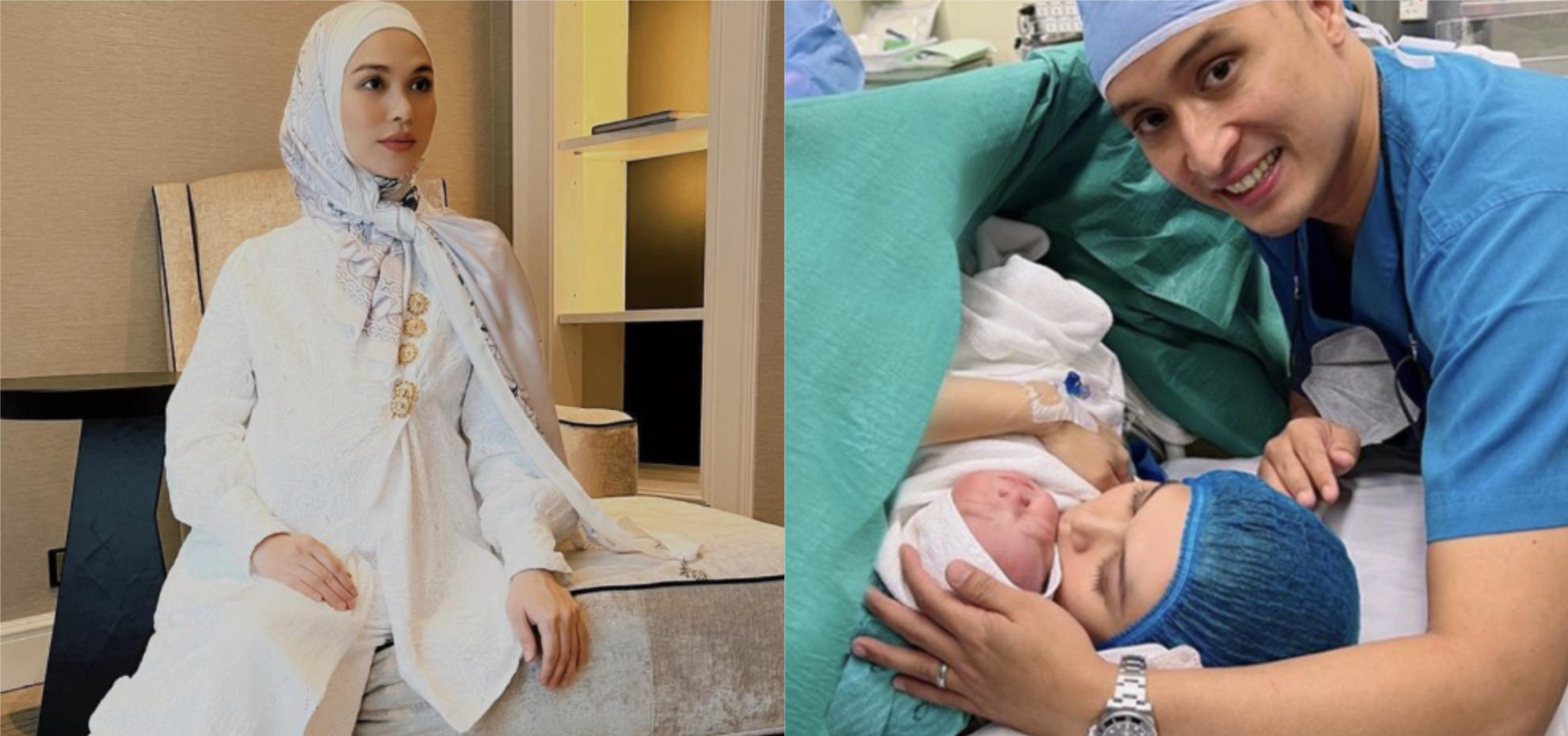 Jantina Anak Masih Dirahsiakan, Anzalna Selamat Bersalin Anak Kedua