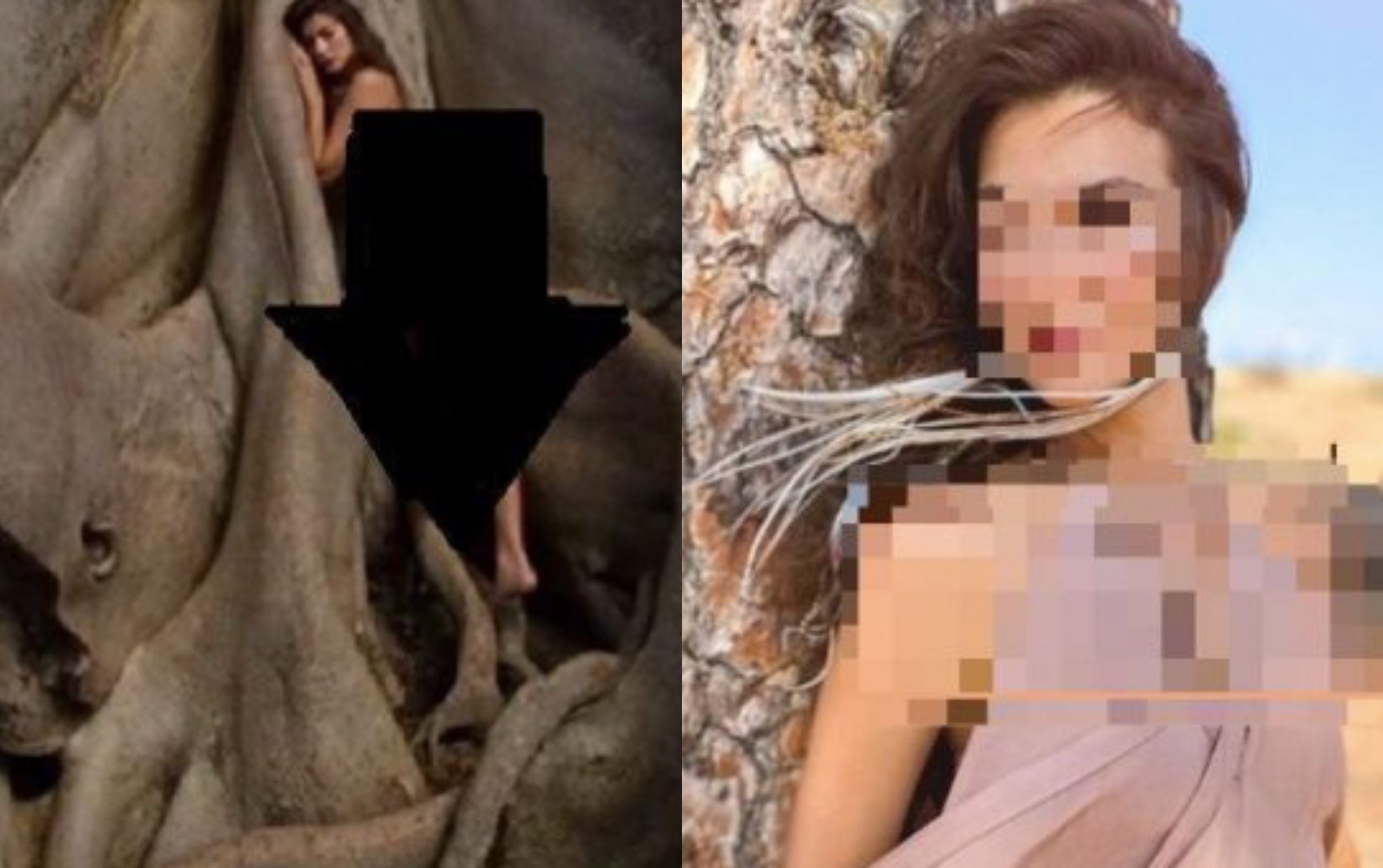 Berbogel ‘Posing’ Ala Model Depan Pokok Suci Di Kuil, Wanita Rusia Ini ‘Serah Diri’ Kepada Polis