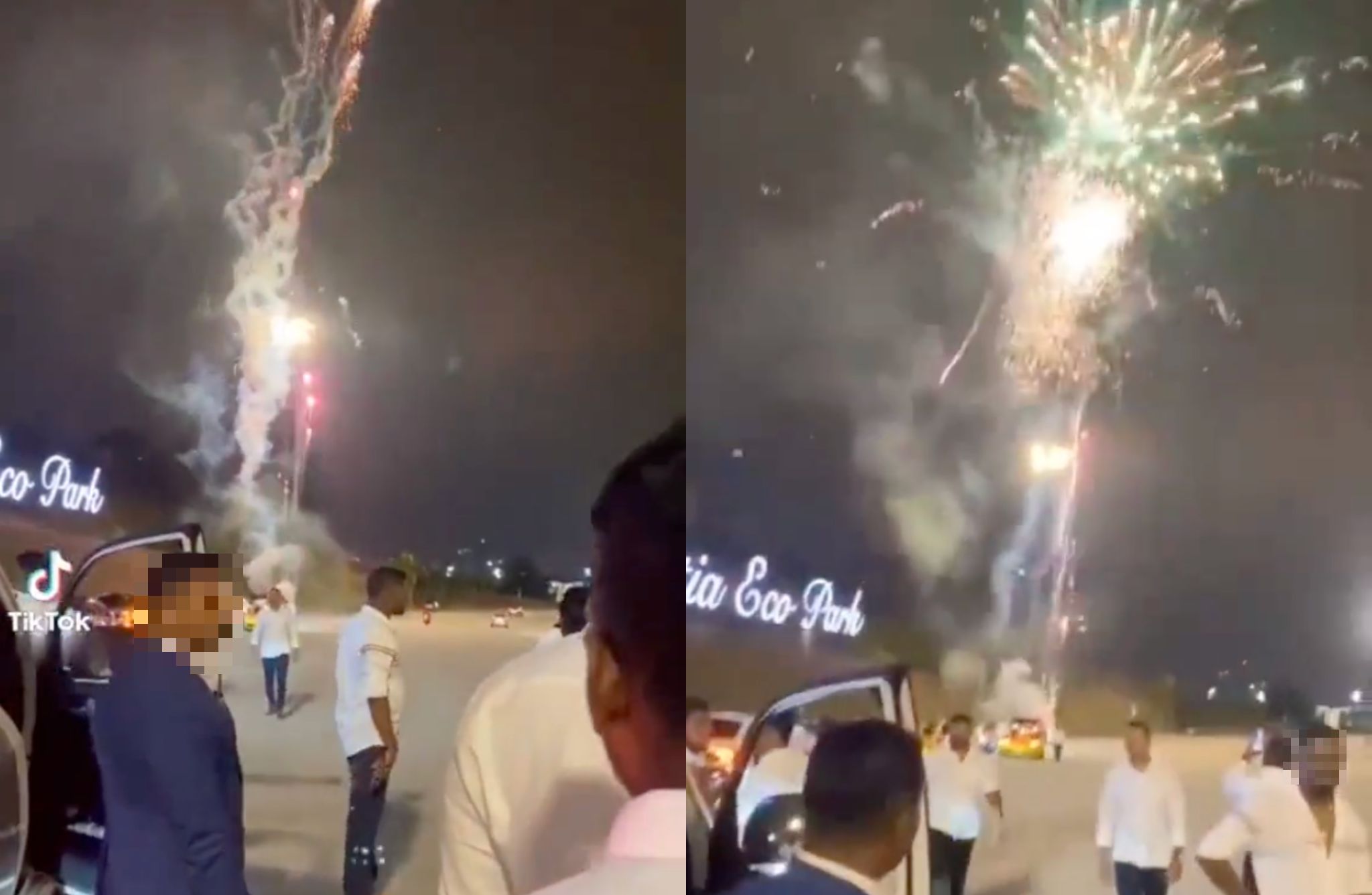 Berhenti Tepi Tol Semata-Mata Mahu Bakar Mercun Sambut Hari Jadi ‘Big Brother’, 5 Lelaki Dicekup Polis