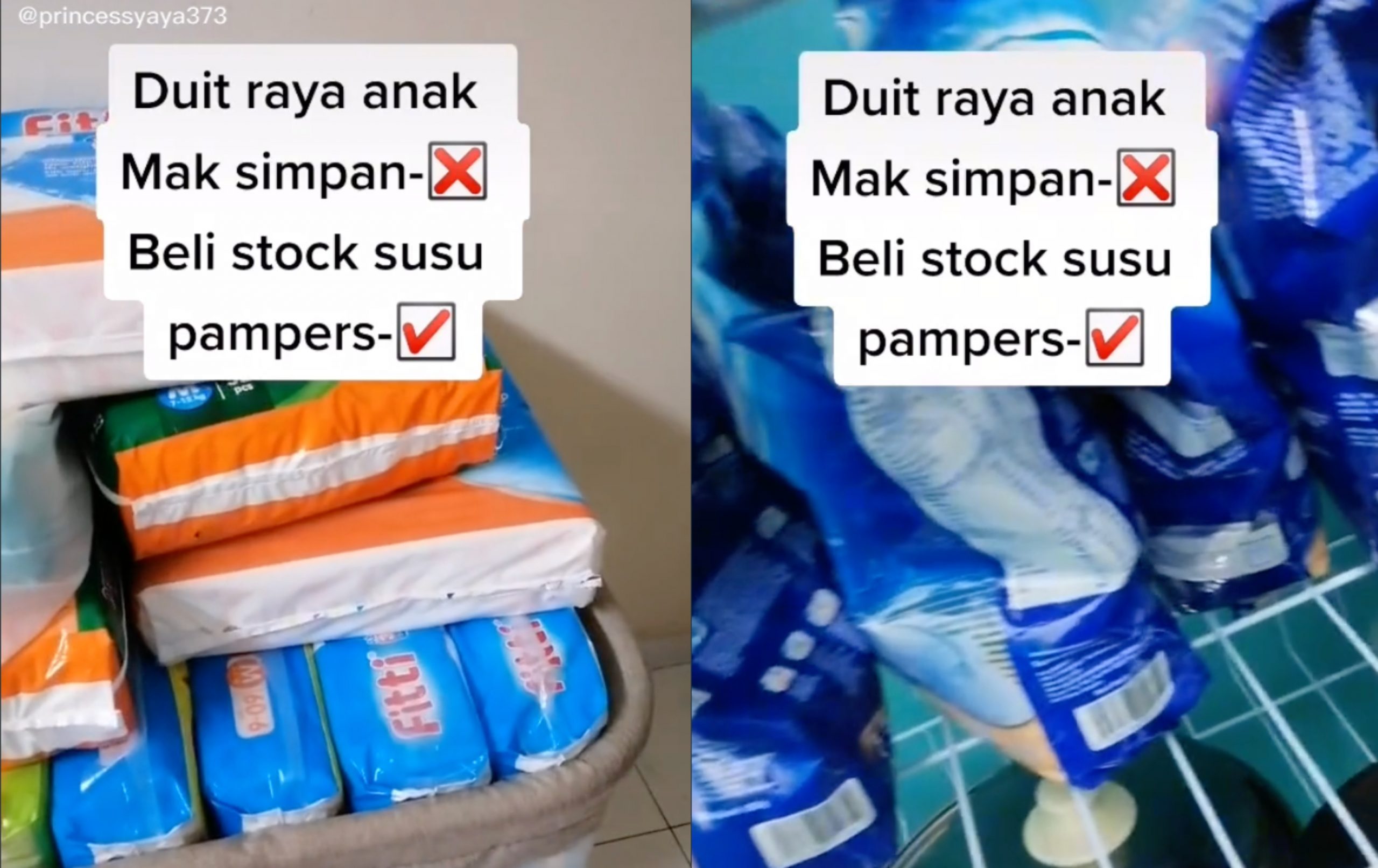 Netizen Tak Setuju Tindakan Wanita Ini Guna Duit Raya Anak Untuk Beli Lampin & Susu – ‘Ustaz Cakap Tak Boleh’