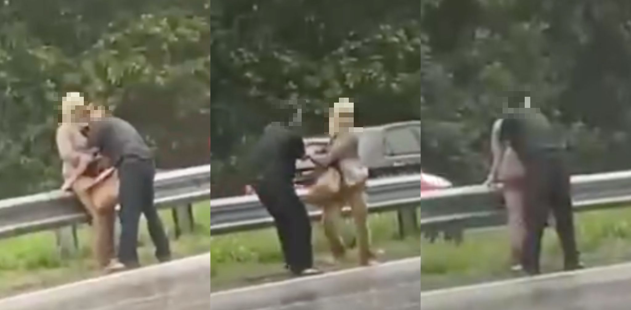 Video Pasangan Gaduh Tengah Jalan Bikin Tanda Tanya – ‘Mia Dengan Khuzairi Ke Tu?