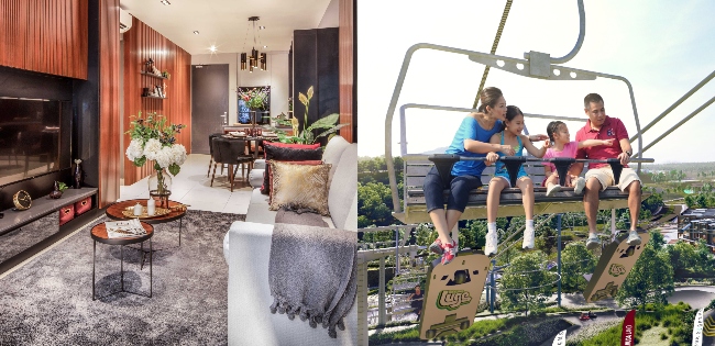 GAIA Residences Lengkap Dengan Kawasan Perbandaran Tersendiri & Skyline Luge Ride!