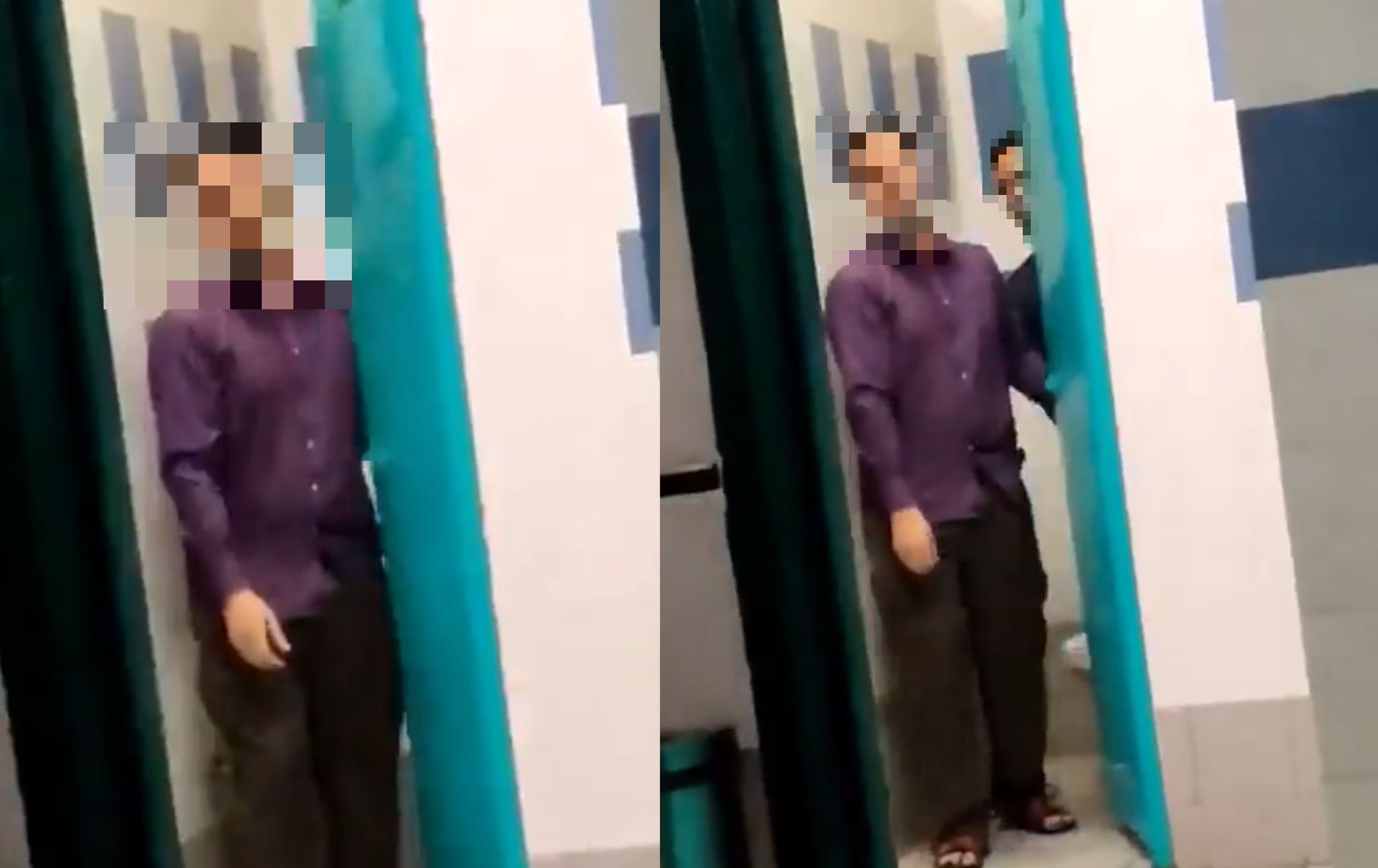 Aksi Dua Lelaki Kongsi Tandas Cetus Tanda Tanya